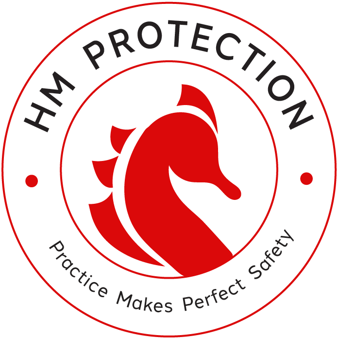 HM Protection -Badge Logo - Red
