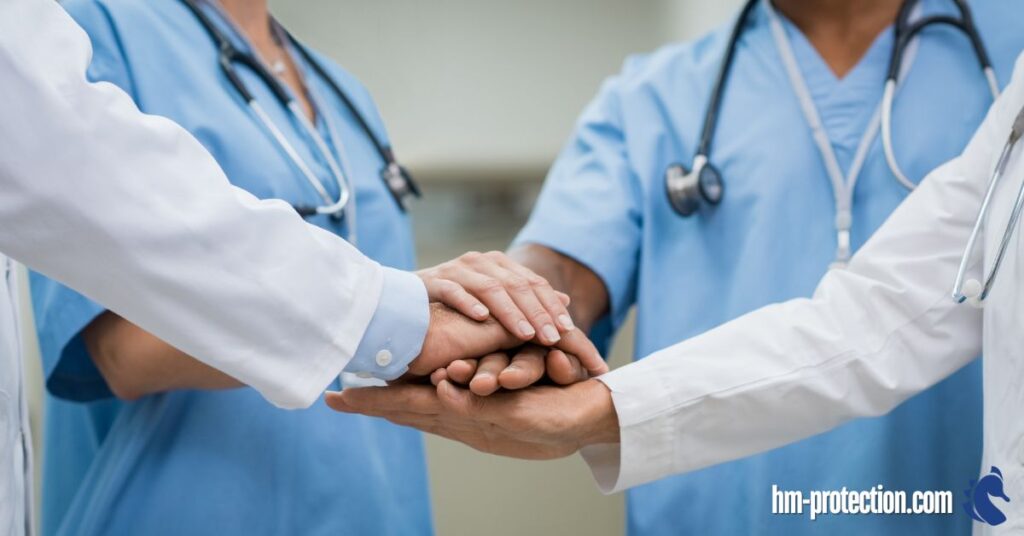 nurse and doctors joining forces